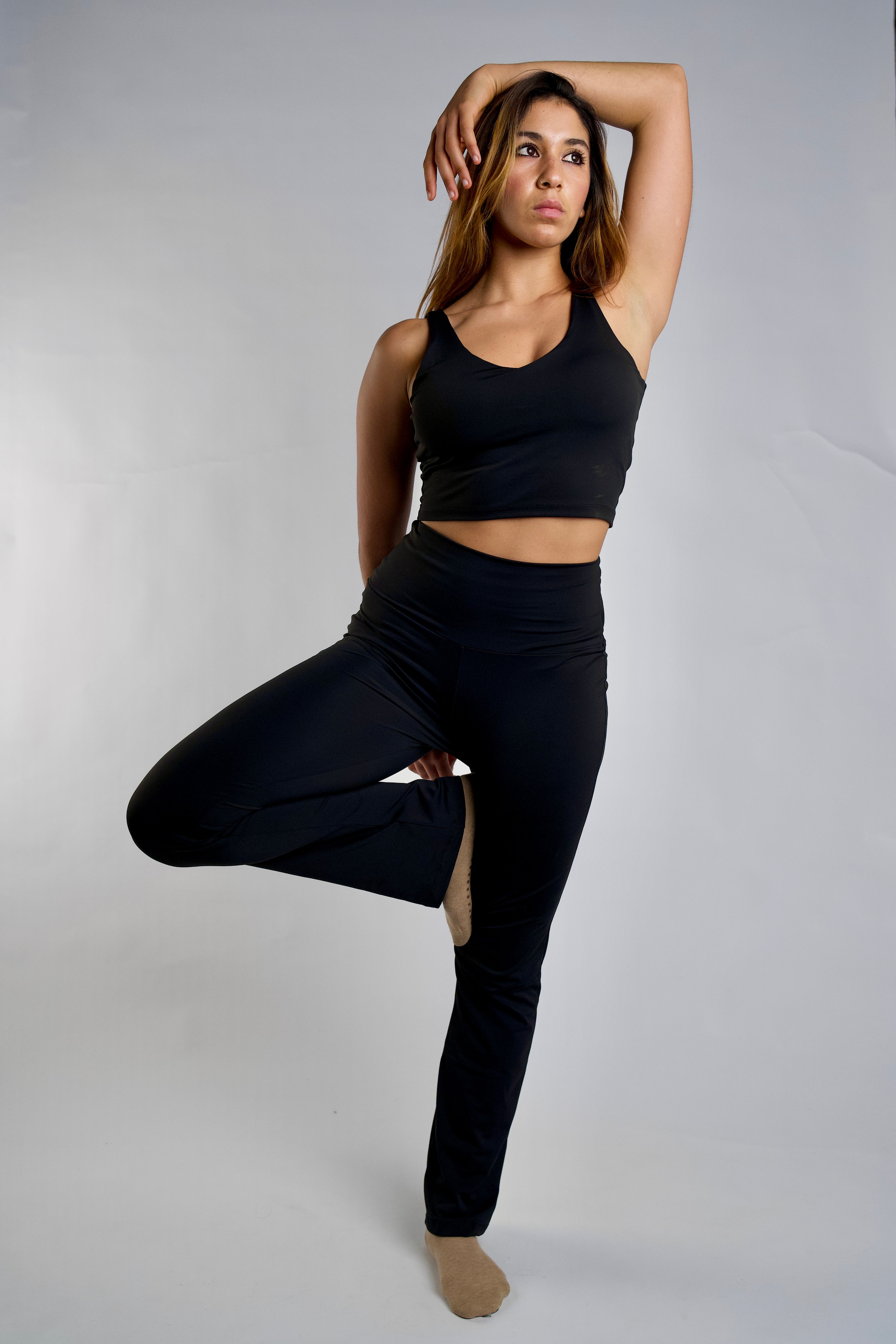 Top de Yoga Noir